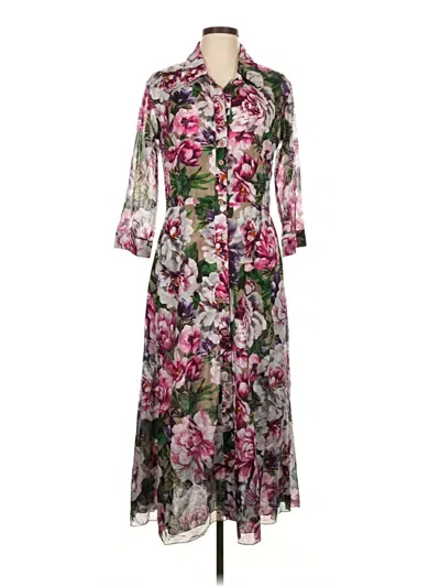 Pre-owned Samantha Sung Casual Dress In Pink
