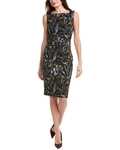 Samantha Sung Celine Sheath Dress In Black