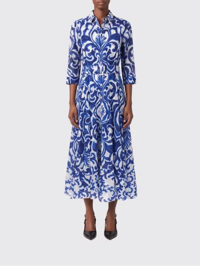 Samantha Sung 'aster' Dress In Blue