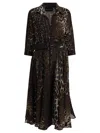 Samantha Sung Dresses Brown In Multi