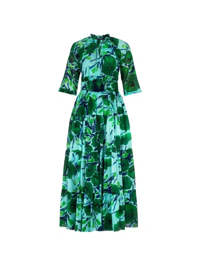 Samantha Sung Eden Maxi Dress In Green