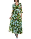 Samantha Sung Eden Maxi Dress In Green