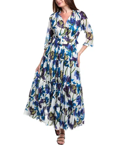 Samantha Sung Eva Maxi Dress In Blue