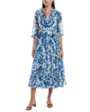 Samantha Sung Eva Maxi Dress In Blue