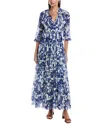 Samantha Sung Eva Maxi Dress In Blue