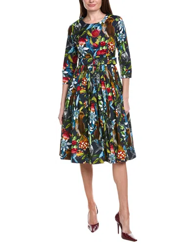 Samantha Sung Florance A-line Dress In Multi