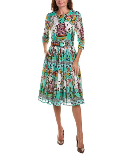 Samantha Sung Florance Shirtdress In Multi