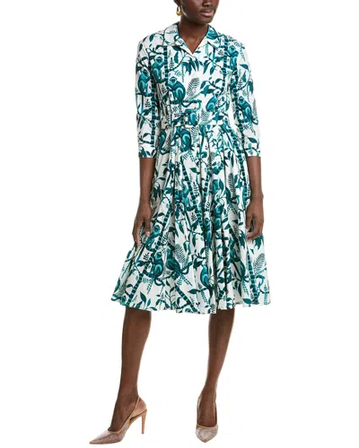 Samantha Sung Laurent Shirtdress In Multi