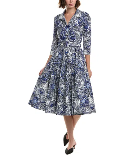 Samantha Sung Laurent Shirtdress In Multi