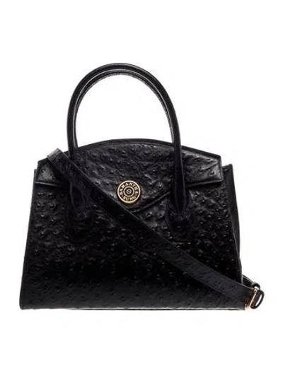 Pre-owned Samantha Sung Leather Crossbody Bag In Black
