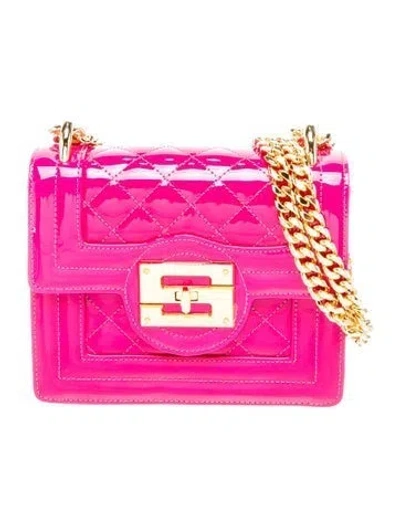 Pre-owned Samantha Sung Leather Crossbody Bag In Pink