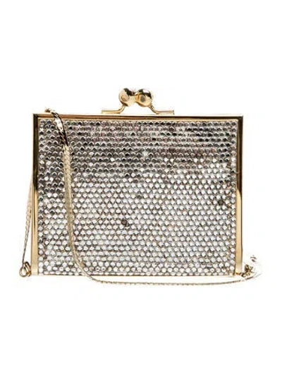 Pre-owned Samantha Sung Leather Shoulder Bag In Brown