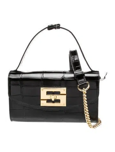 Pre-owned Samantha Sung Leather Shoulder Bag In Green