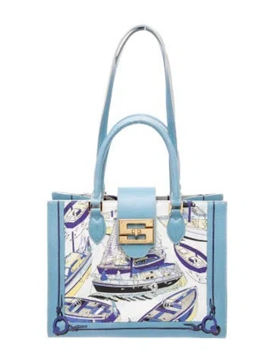 Pre-owned Samantha Sung Leather Top Handle Bag In Multi
