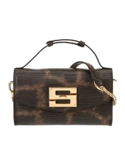 Pre-owned Samantha Sung Leather Weekender Bag In Brown
