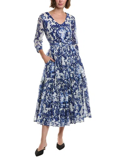 Samantha Sung Melanie Midi Dress In Multi