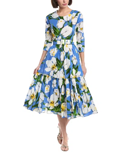 Samantha Sung Melanie Midi Dress In Multi
