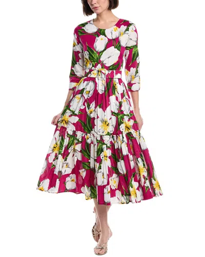 Samantha Sung Melanie Midi Dress In Pink