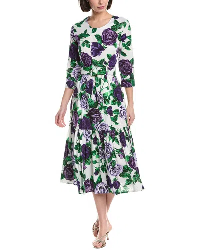 Samantha Sung Melanie Midi Dress In Multi