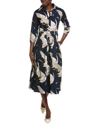 Samantha Sung Melanie Shirtdress In Multi