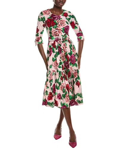Samantha Sung Melanie Shirtdress In Animal Print