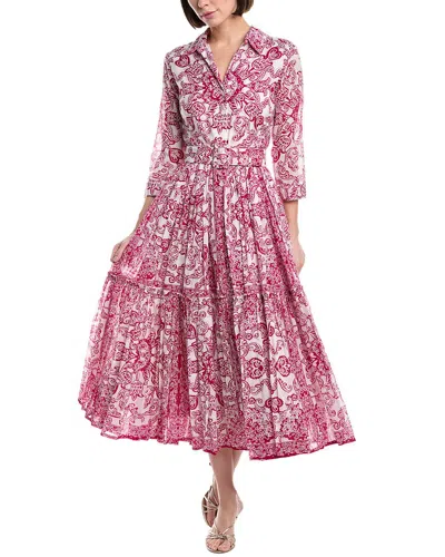 Samantha Sung Melanie Shirtdress In Pink