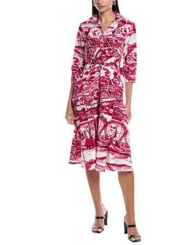 Samantha Sung Olivia Shirt Dress In Multi