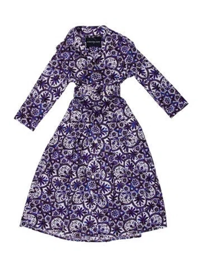 Pre-owned Samantha Sung Paisley Print Long Dress In Multi