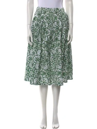 Pre-owned Samantha Sung Printed Knee-length Skirt In Multi