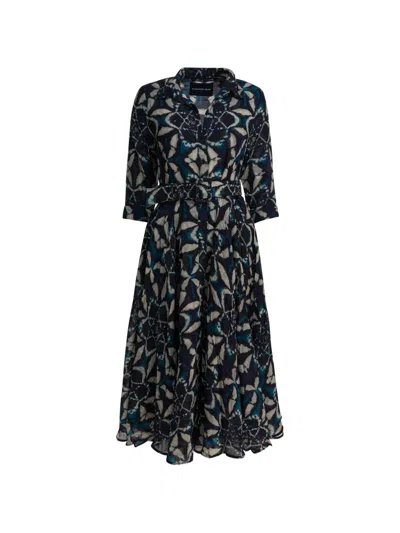 Samantha Sung Dresses In Blue