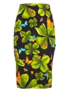 Samantha Sung Printed Pencil Midi Skirt