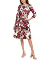 Samantha Sung Aster Midi Dress In White
