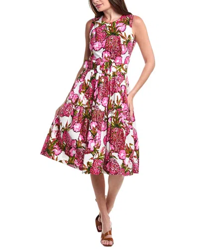 Samantha Sung Rose Midi Dress