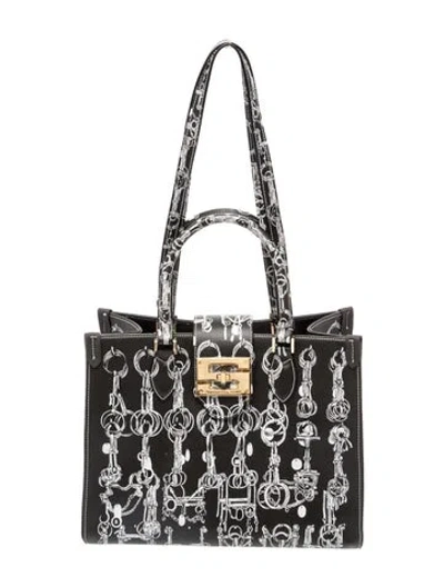 Pre-owned Samantha Sung Top Handle Bag In Black