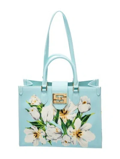 Pre-owned Samantha Sung Top Handle Bag In Blue