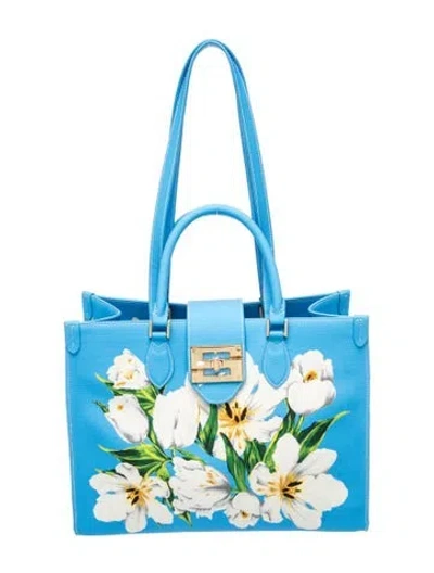 Pre-owned Samantha Sung Top Handle Bag Medium In Blue