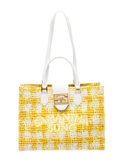Pre-owned Samantha Sung Top Handle Bag In Multi