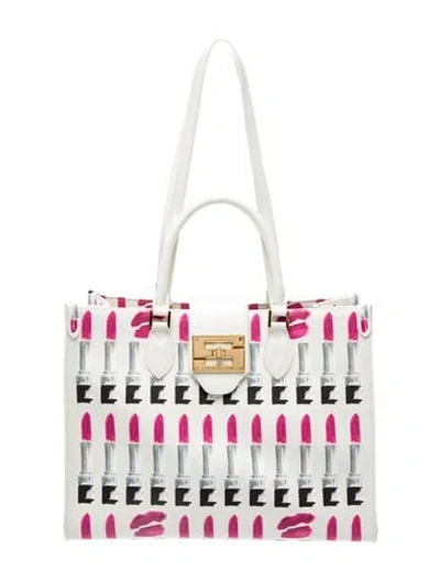 Pre-owned Samantha Sung Top Handle Bag In Pink