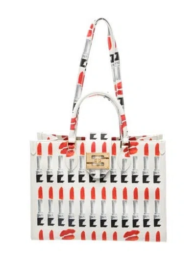 Pre-owned Samantha Sung Top Handle Bag In Red