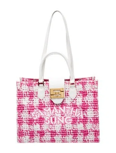 Pre-owned Samantha Sung Top Handle Bag W/ Tags In Multi