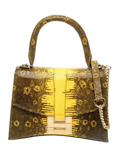 Pre-owned Samantha Sung Top Handle Bag W/ Tags In Yellow