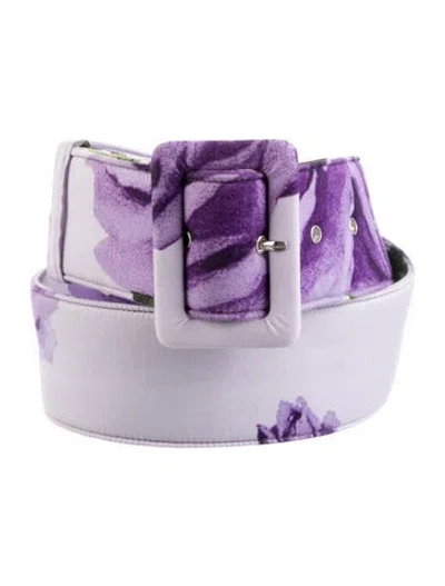 Pre-owned Samantha Sung Waist Belt In Purple