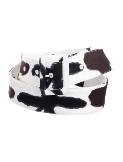 Pre-owned Samantha Sung Wide Belt In Neutral