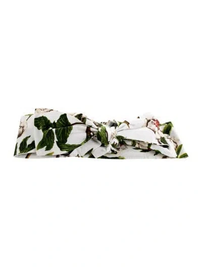 Pre-owned Samantha Sung Wide Belt In White