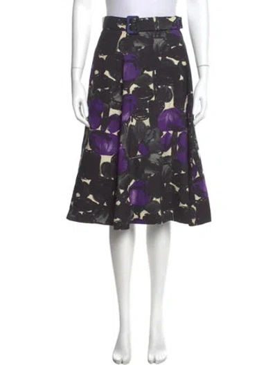 Pre-owned Samantha Sung Wool Knee-length Skirt In Multi