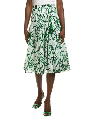 Samantha Sung Zelda Midi Skirt In Green