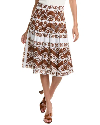 Samantha Sung Zelda Midi Skirt In White