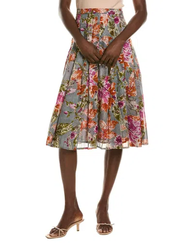 Samantha Sung Zeller Skirt In Grey