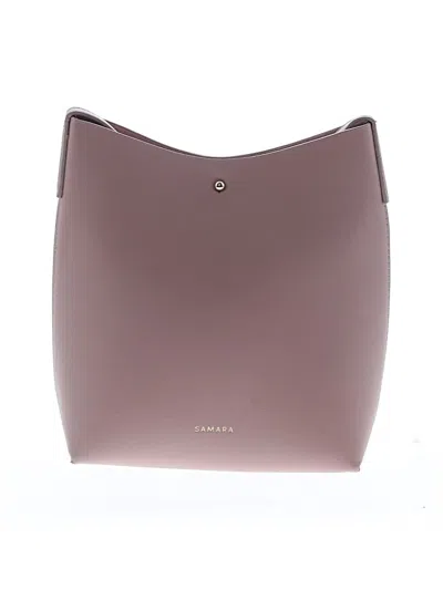Pre-owned Samara Leather Crossbody Bag In Pink