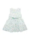 Samara Babies' Little Girl's Floral Dress In Blue